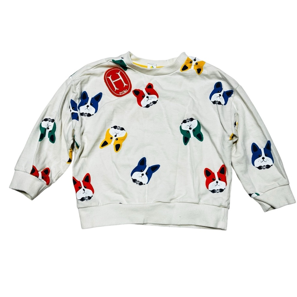 Colorful Dog Print Baby’s Sweatshirt